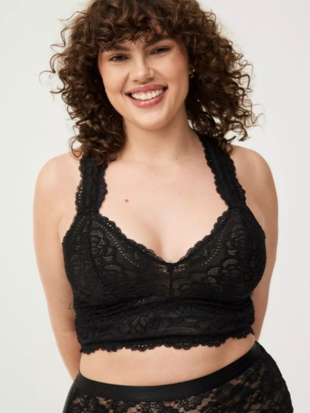 NWT-TORRID Unlined Lace Racerback Bralette